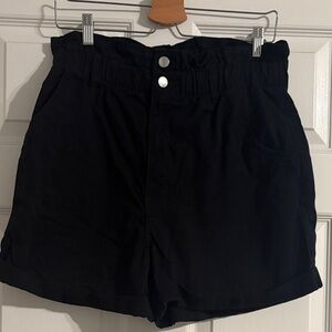 H&M High Waist Black Women's Shorts